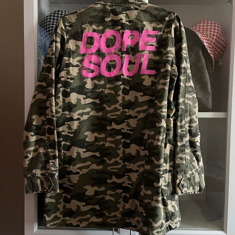 Spiritual gangster dope soul coach jacket